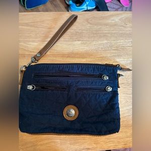 Navy Blue Wristlet
